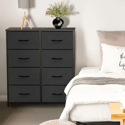 8-Drawer Wall-Mounted Dresser with Multiple Color Options for Organized Everyday Storage detail image - detail view 12