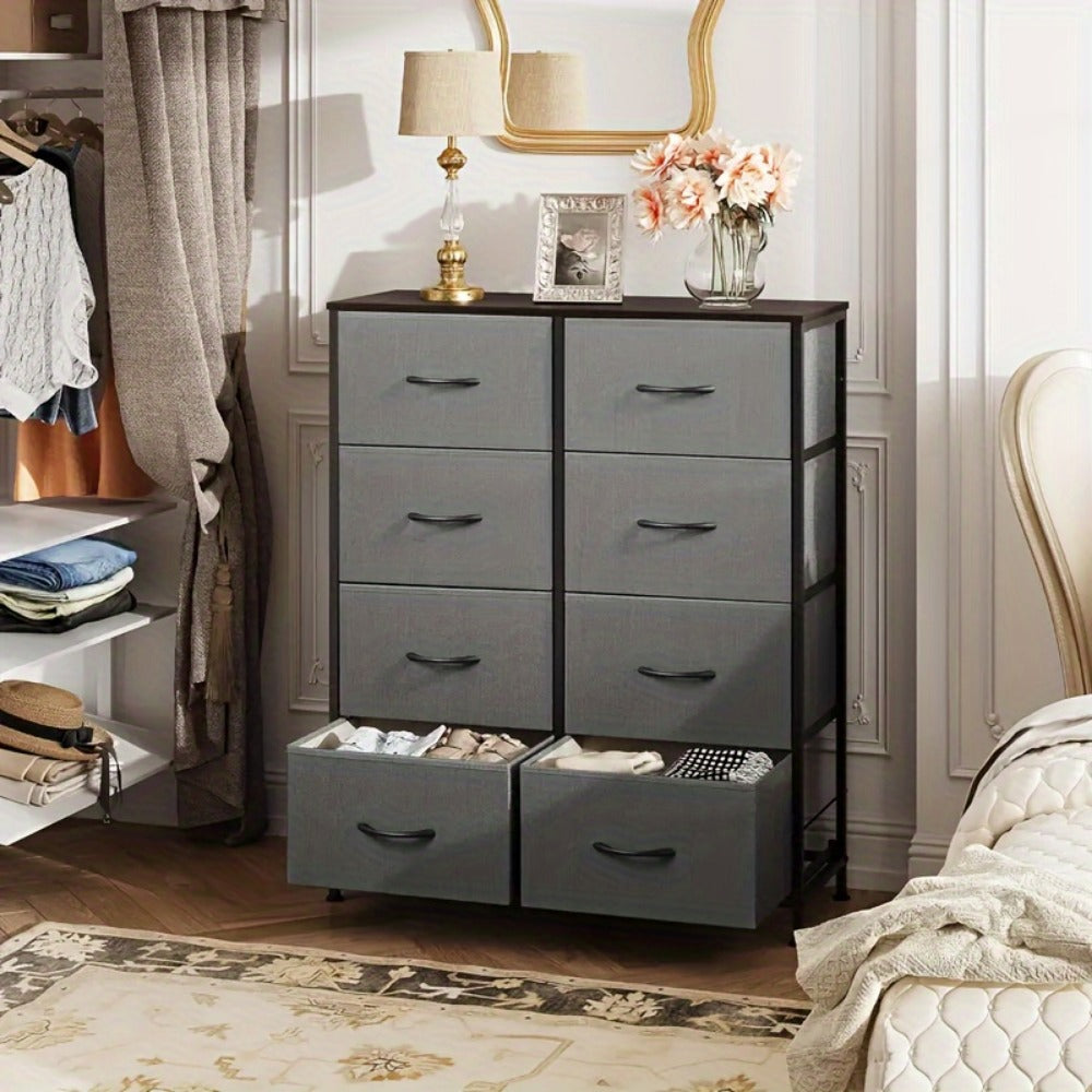 8-Drawer Wall-Mounted Dresser with Multiple Color Options for Organized Everyday Storage detail image - detail view 17