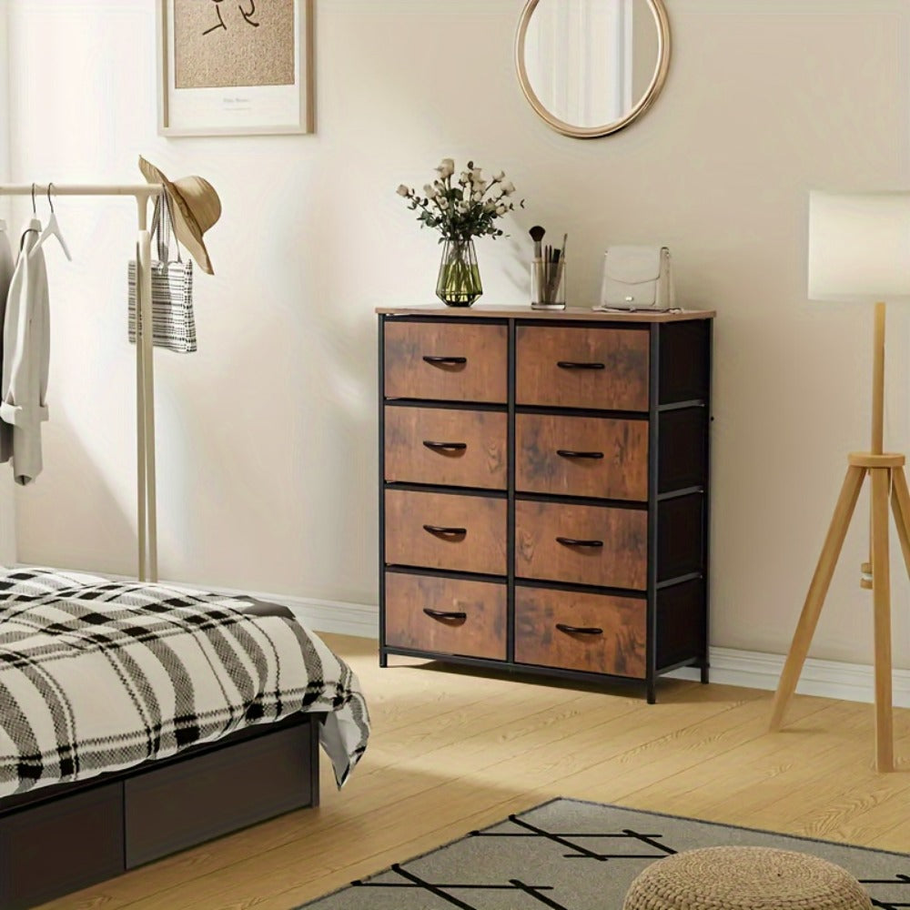8-Drawer Wall-Mounted Dresser with Multiple Color Options for Organized Everyday Storage detail image - detail view 19