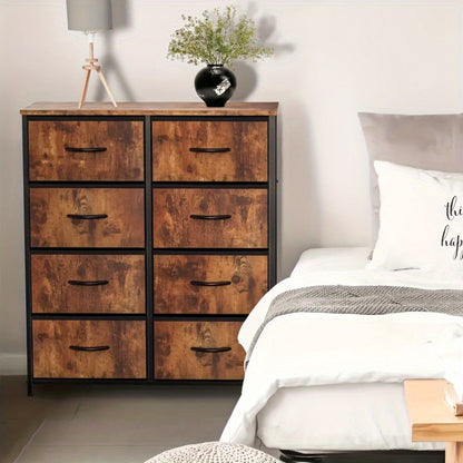 8-Drawer Wall-Mounted Dresser with Multiple Color Options for Organized Everyday Storage detail image - detail view 21