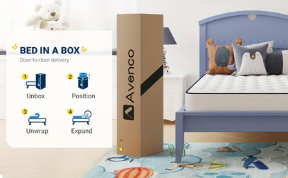 8-Inch Mattress, Bedroom Mattress in a Box for Bedroom Comfort and Support detail image - detail view 11
