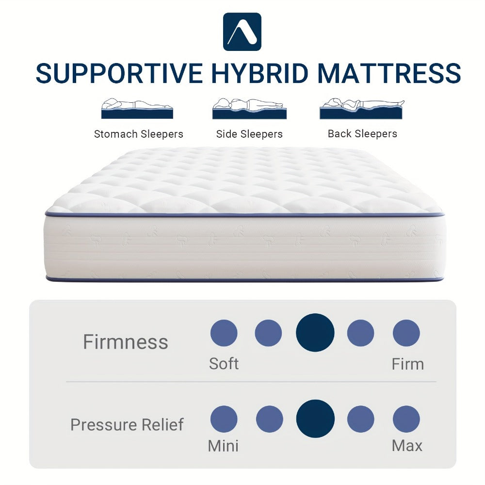 8-Inch Mattress, Bedroom Mattress in a Box for Bedroom Comfort and Support detail image - detail view 3