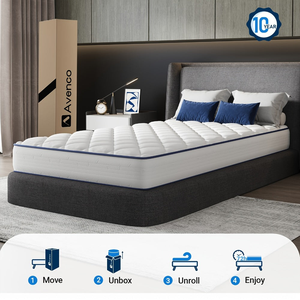 8-Inch Mattress, Bedroom Mattress in a Box for Bedroom Comfort and Support detail image - detail view 9