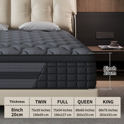 Mattresses shown in the 8inch, Twin option