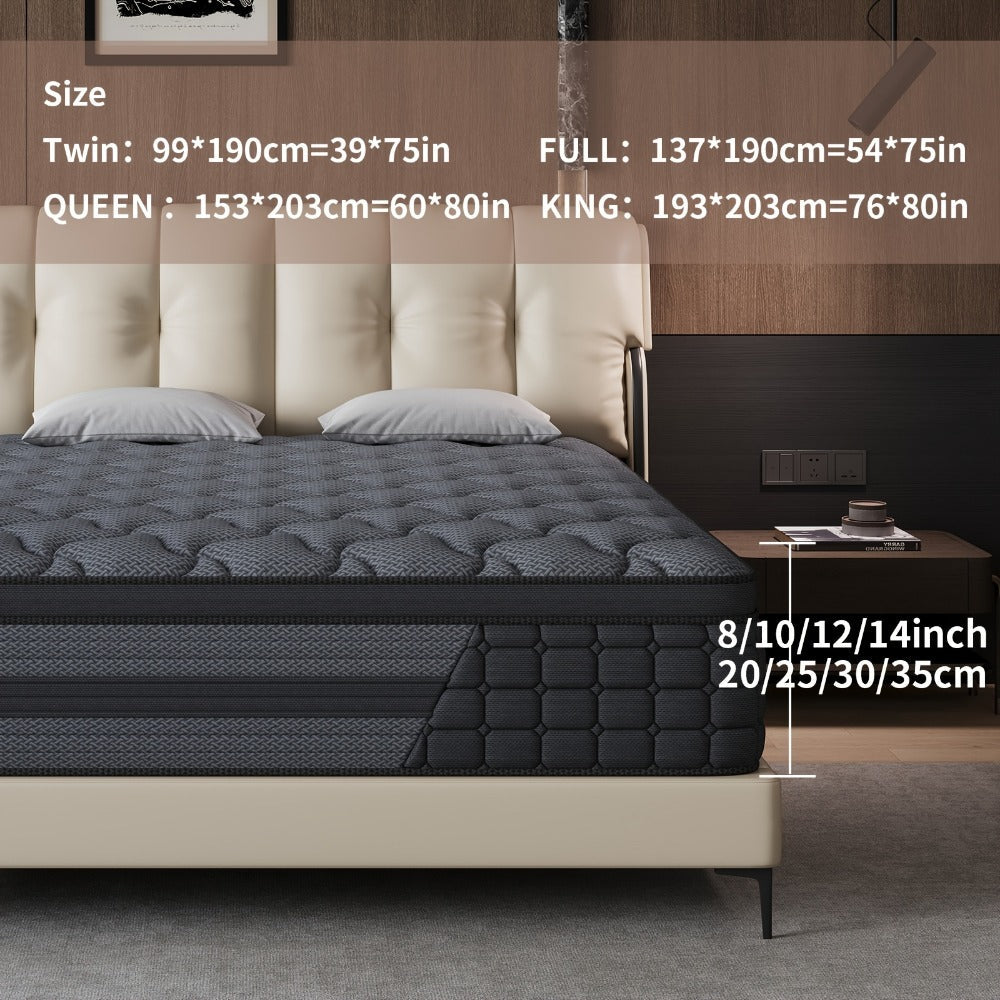 8-Inch Mattresses with Pocket Springs for Practical Everyday Home Use detail image - detail view 4