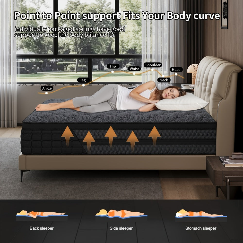 8-Inch Mattresses with Pocket Springs for Practical Everyday Home Use detail image - detail view 8