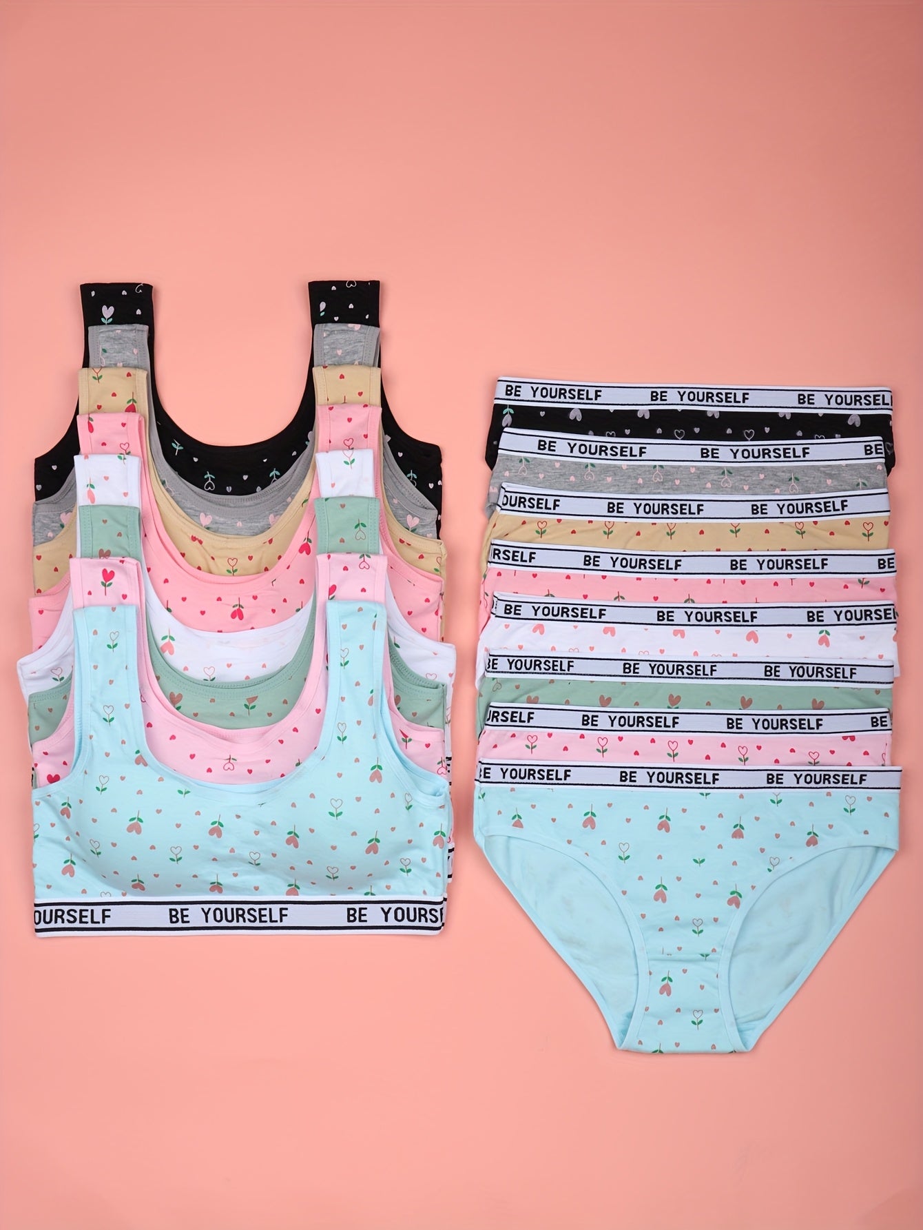 Mixed colors Printed Bra - product view 13