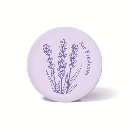 Car Solid Perfume Air Freshener 2-Pack – Long-Lasting Solid Fragrance for Car, Home, Office & Bedroom, Available in Cherry, Lavender, Lime, Rose & Sweet Orange Scents