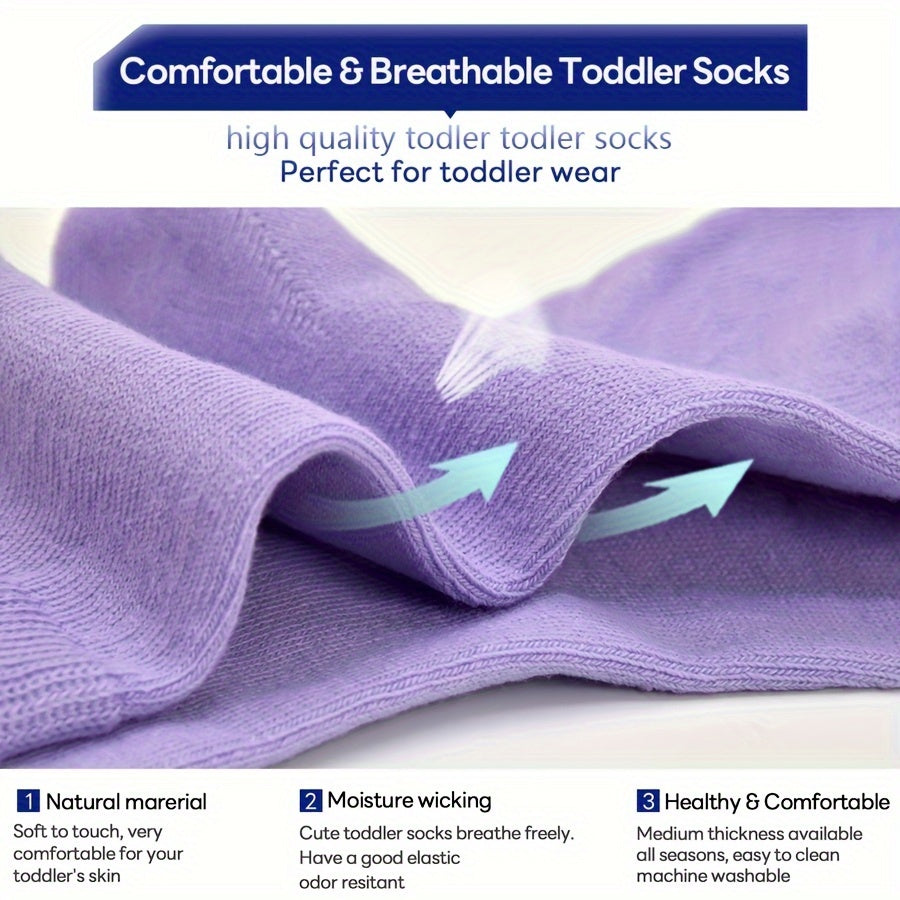 Kids' Breathable School Socks - 20-Pair Pack