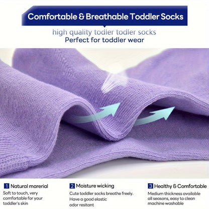 Kids' Breathable School Socks - 20-Pair Pack