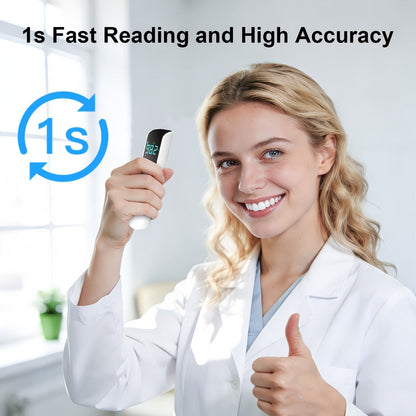 Infrared Forehead Thermometer No-Touch Digital Thermometer for Adults Kids Baby with Fever Alert Fast Accurate Temperature Reading Object & Room Mode