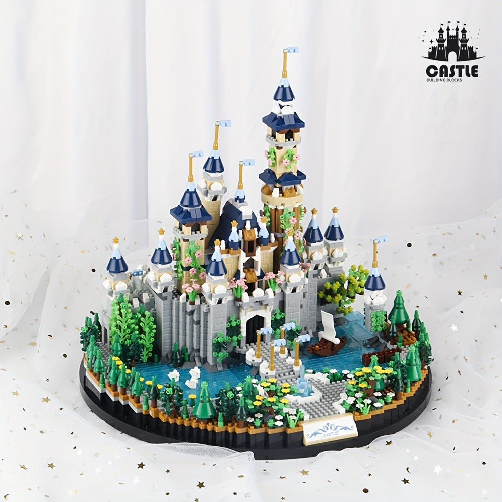 3600PCS Princess Castle Building Blocks Fairytale Palace STEM Micro Brick Architecture Kit for Girls Ages 8+ – Creative Birthday Christmas Valentine's Day Gift, Home Room Decor Display Piece