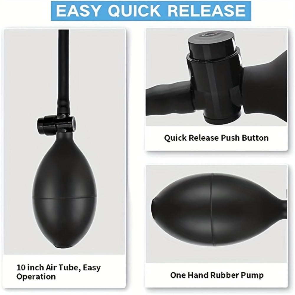 Car Air Wedge Pump Bag 3-Pack – Blue Auto Body Restoration Airbag Tool for Door Panel Opening, Lock Picking & Dent Repair | No Battery Required