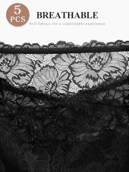 Women's Lace Lingerie Set - Romantic Sheer Lace Design 72357