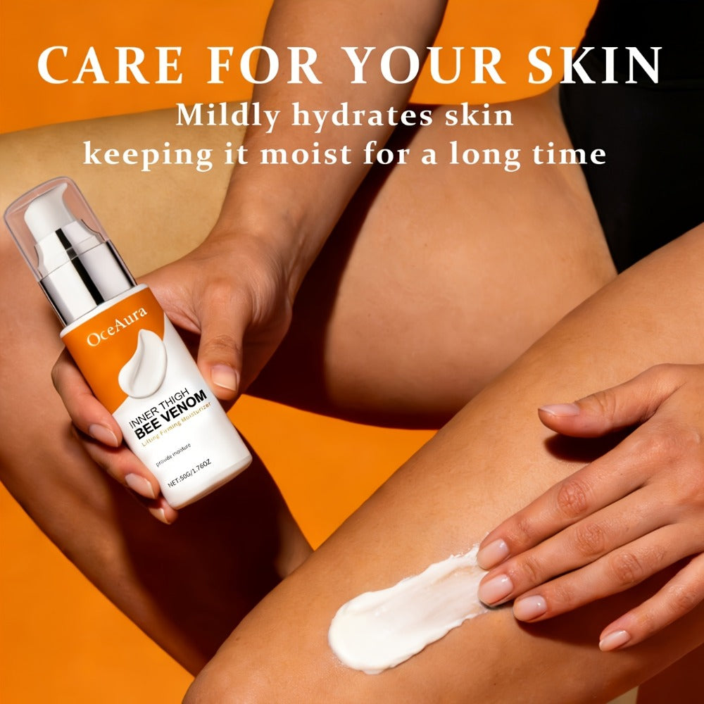 Thigh Firming Cream with Bee Venom – Anti-Cellulite Body Tightening Lotion, Coffee Seed & Ginger Extract, Lifts & Sculpts Skin on Thighs, Butt & Arms, Alcohol-Free for All Skin Types