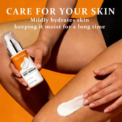 Thigh Firming Cream with Bee Venom – Anti-Cellulite Body Tightening Lotion, Coffee Seed & Ginger Extract, Lifts & Sculpts Skin on Thighs, Butt & Arms, Alcohol-Free for All Skin Types