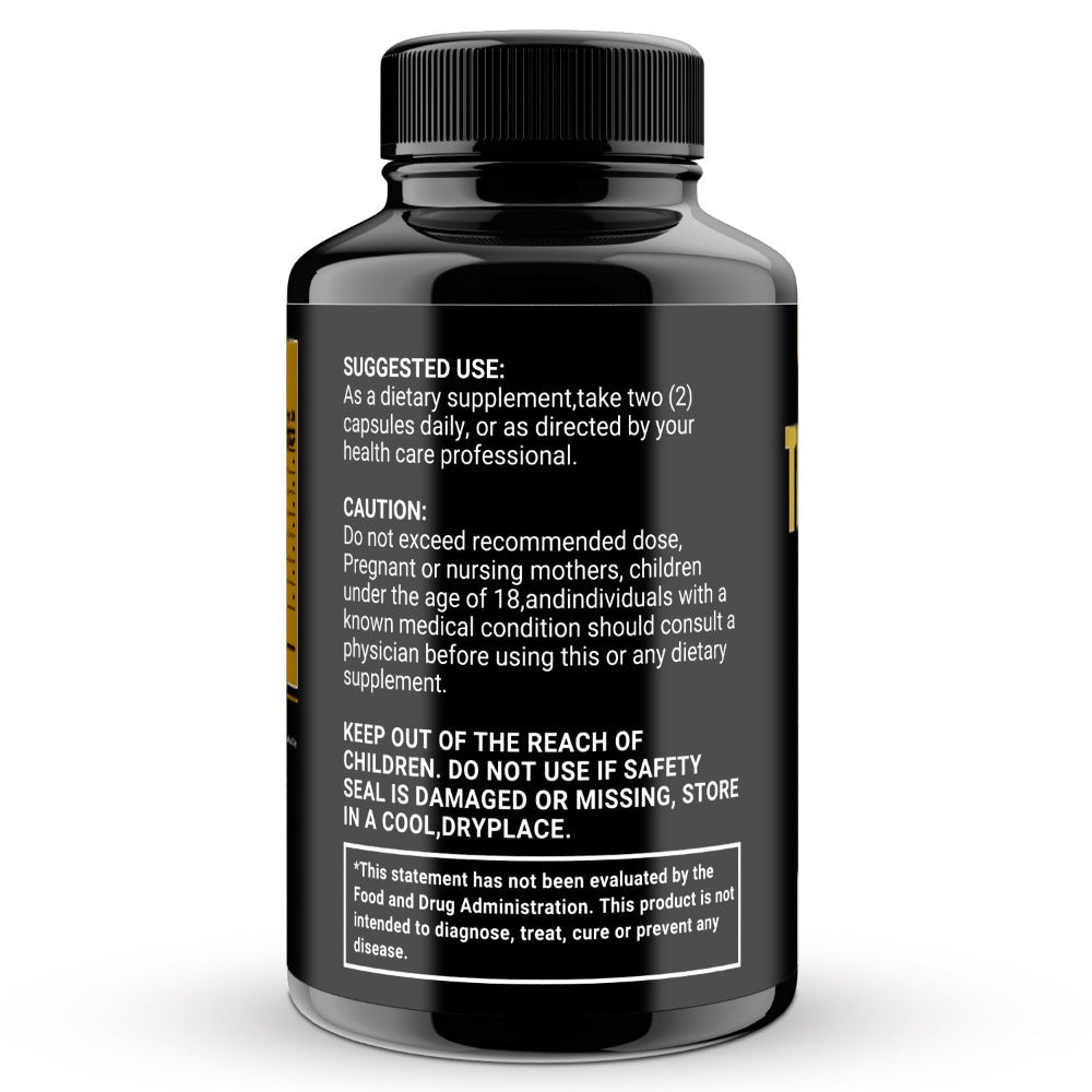 Tongkat Ali Supplement for Men with Horny Goat Weed, Ashwagandha, L-Arginine & L-Citrulline — 5-in-1 Testosterone, Energy, Stamina & Nitric Oxide Formula | 5 Bottles 300 Capsules Value Pack