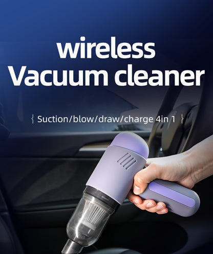 Handheld Car Vacuum Cleaner Wireless 13KPa - 4000mAh USB Rechargeable, Dry Wet Dual-Purpose Blow & Suction, Portable Mini Auto Interior Vacuum for Car Home