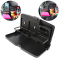 1pc a Versatile And Collapsible Tray for The Back Seat of a Car - a Robust Storage Organizer Featuring a Cup Holder And a Slot for a Phone - Ideal for Suvs, Sedans, And Compact Minivans - a Portable Table And Laptop Desk for Passengers in The Rear