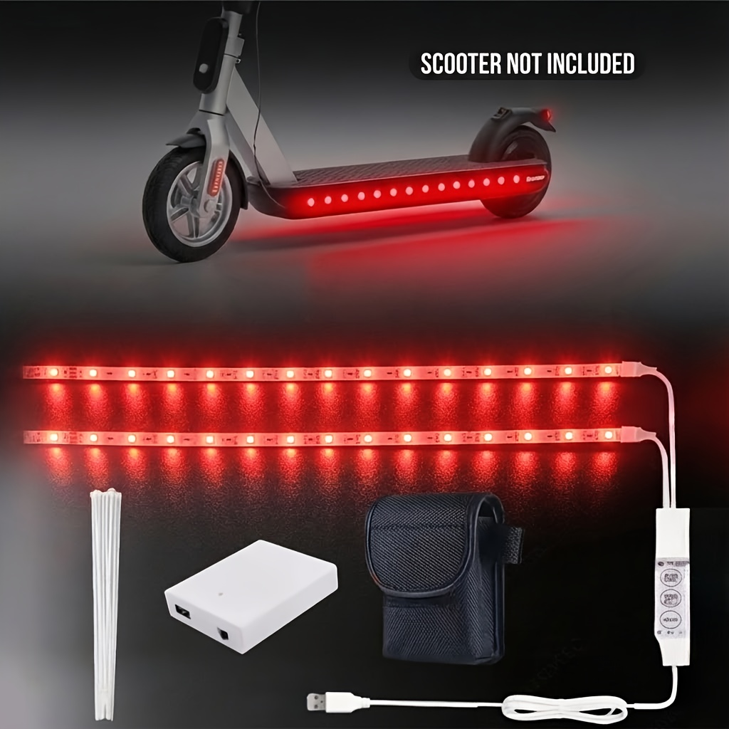 RGB LED Skateboard Light – USB Powered, Fits Bikes & E-Boards