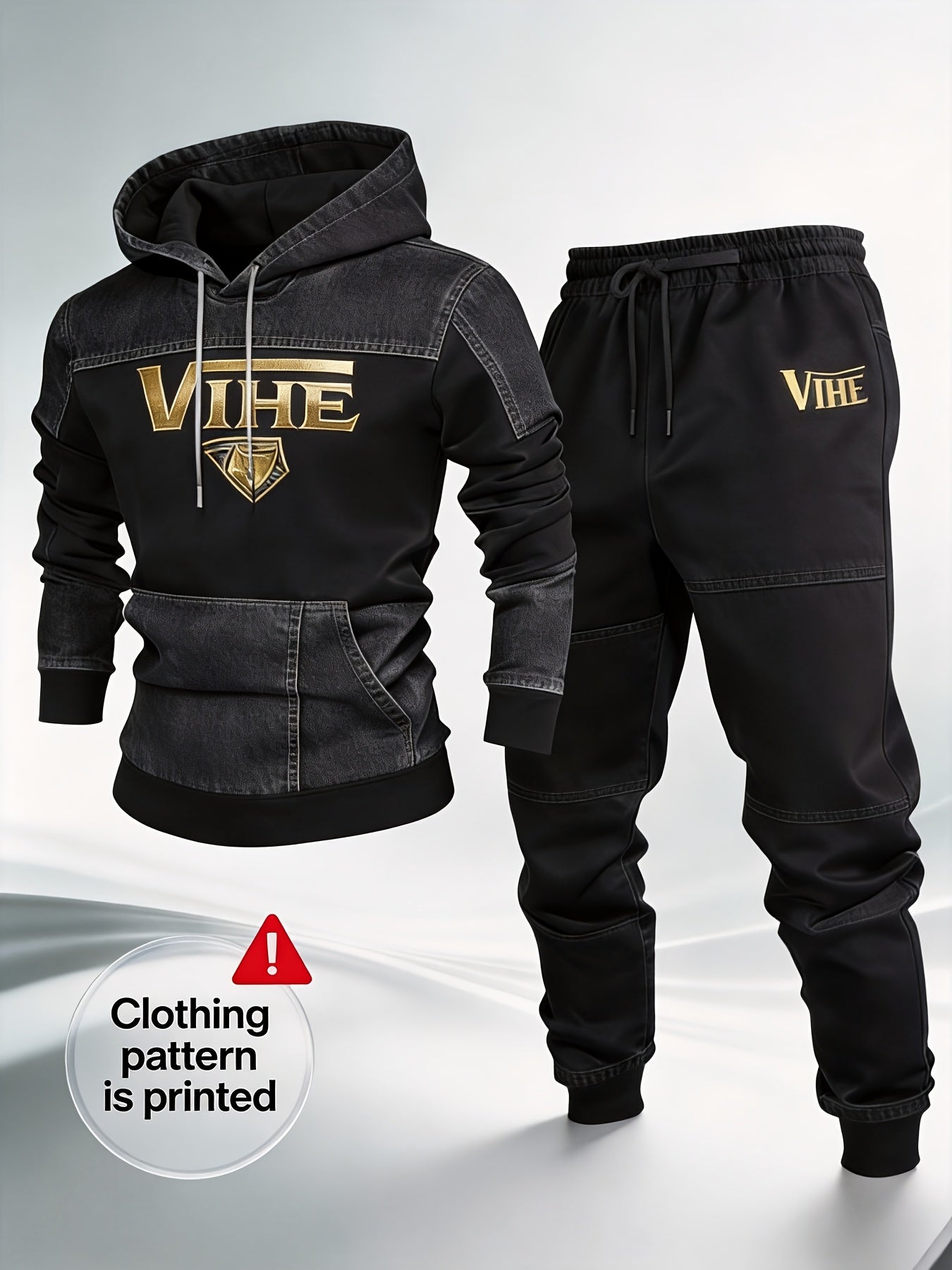Men's Tracksuit Set - Graphic Print Style 37726437
