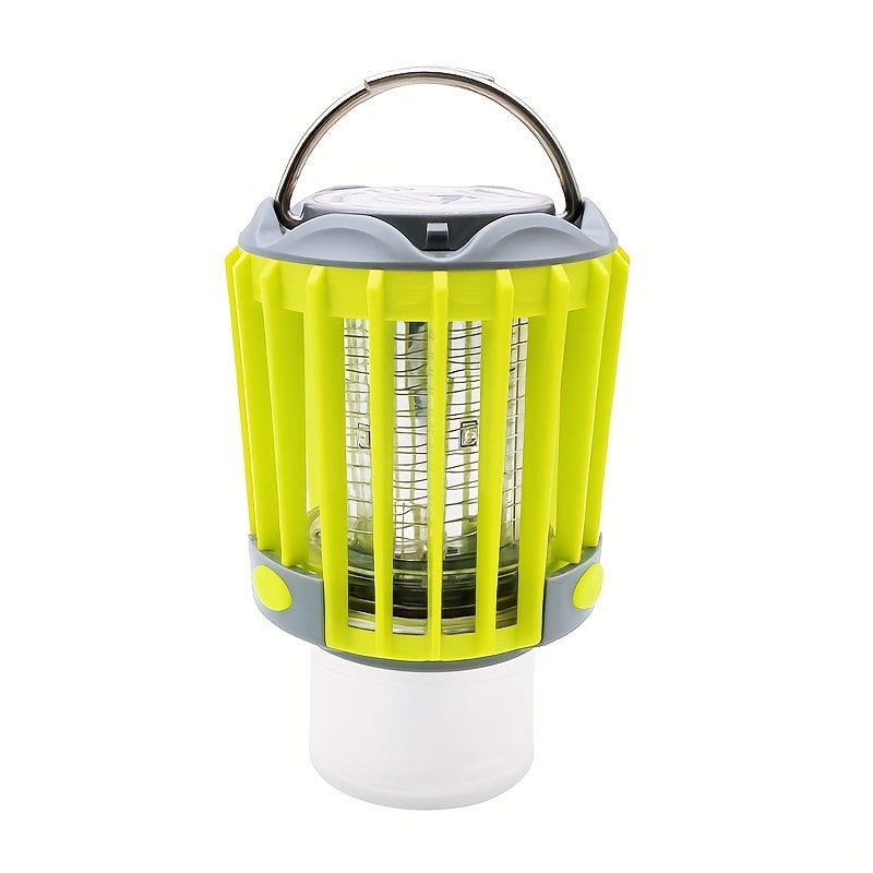 Mosquito Repellent 3-in-1 USB Rechargeable Portable LED Lantern, Indoor Outdoor Bug Repeller Camp Light with SOS Emergency Mode for Home Backyard Patio Camping Hiking Travel