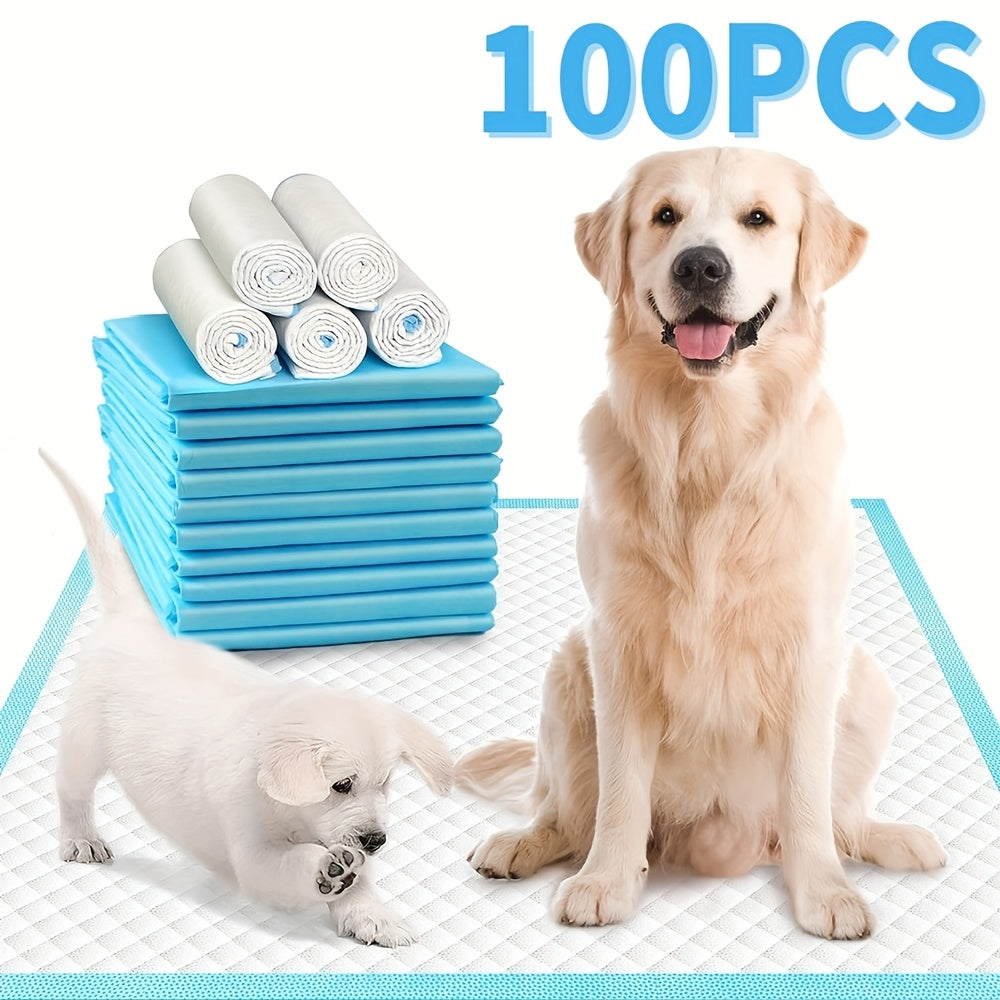 Dog Pee Pads Extra Large & 6X Thicker – Super Absorbent Puppy Training Pads, Quick-Dry & Leak-Proof, Odor Control, for Home & Camping, 50 / 100 / 200 Pads (23.62" or 28x34 Inch)