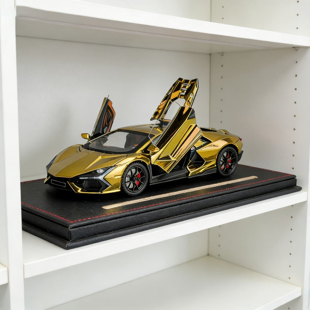 1:24 Scale Die-Cast Sports Car Model Collectible - Zinc Alloy Static Ornament with Realistic Details, Home Desktop Decoration, Gift for Car Lovers Men Adults