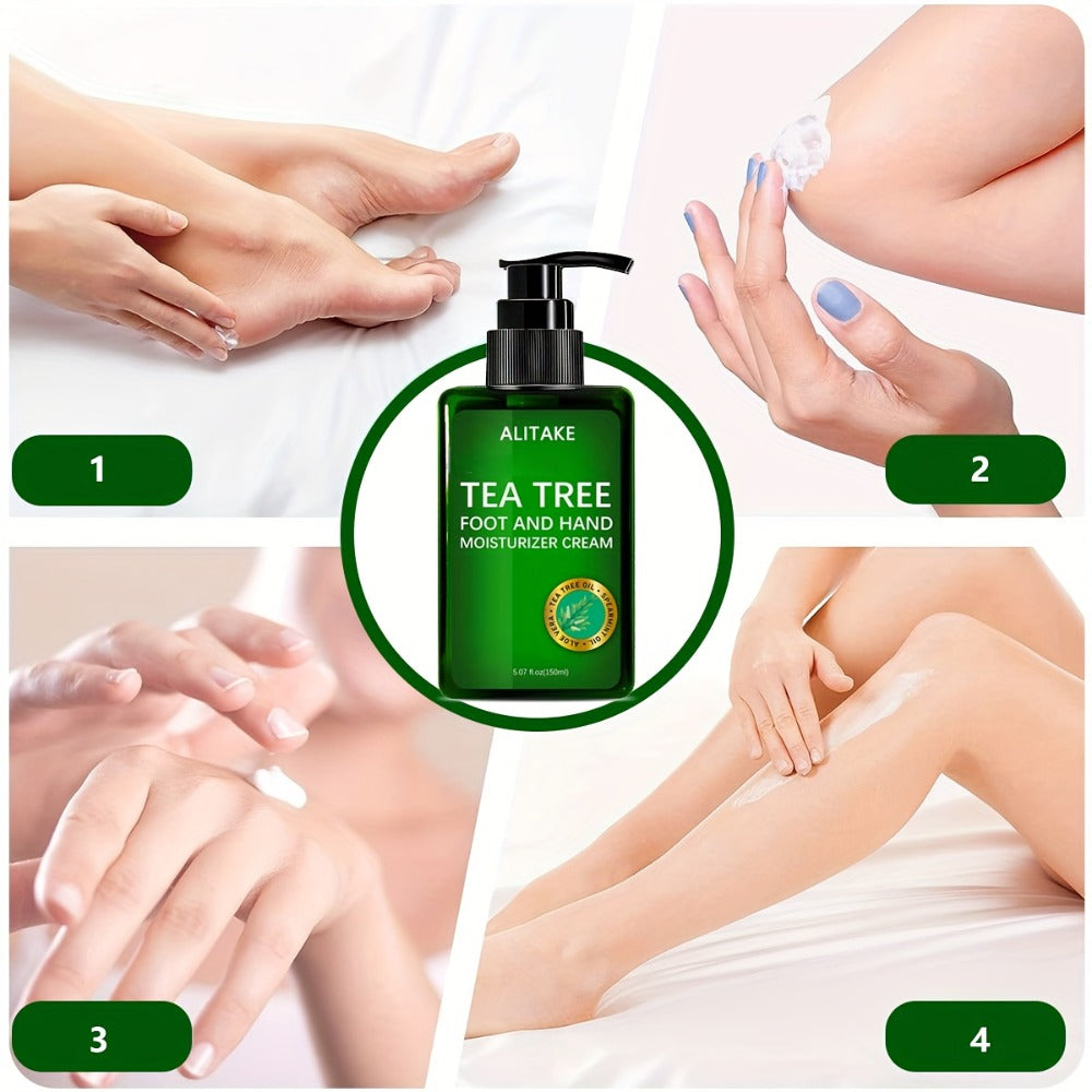 Botanical Foot & Hand Lotion 150ml with Natural Plant Extracts | Deep Hydrating Moisturizer for Dry Cracked Heels & Rough Hands | Non-Greasy Fast-Absorbing Daily Skin Repair for Women Men All Skin Types