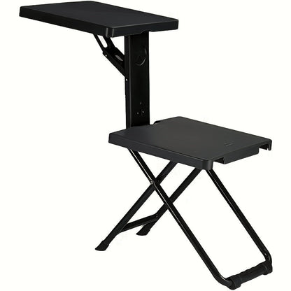 Portable Folding Camping Chair with Backrest - Lightweight Stainless Steel Frame, 150kg Load Capacity, Compact Outdoor Chair for Hunting, Fishing, Hiking & Travel, Optional Storage Bag Included
