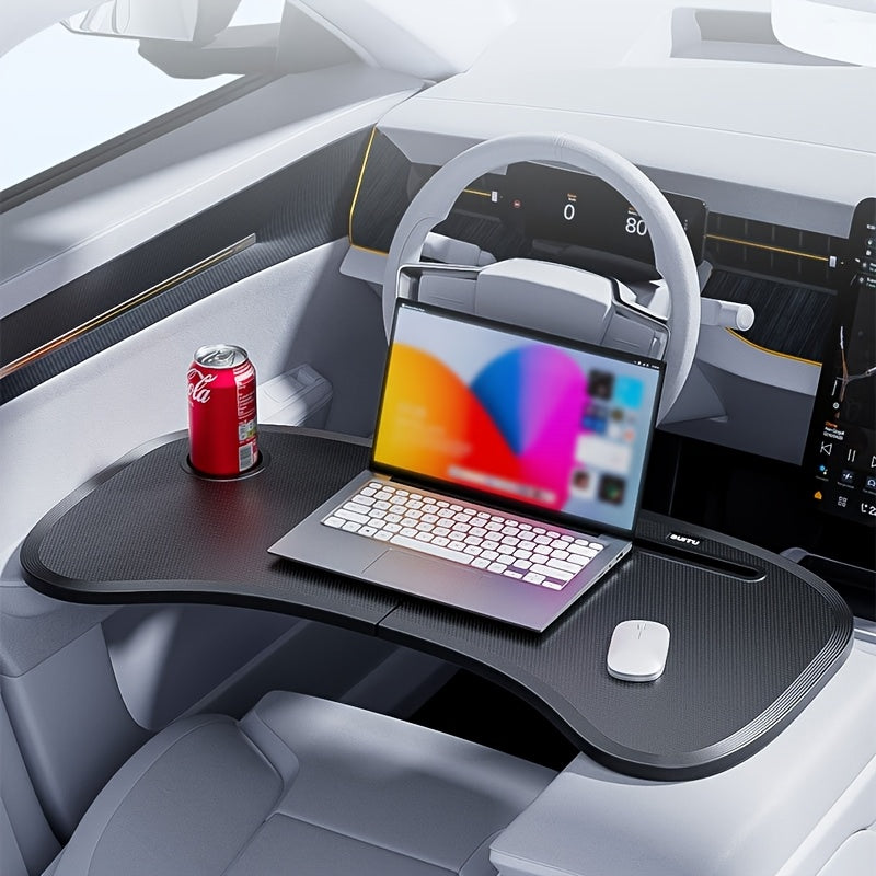 Foldable Car Laptop Desk, Lightweight Portable Tray-Style Multi-Functional Stand, Foldable Dining Table, Car Laptop Work Surface