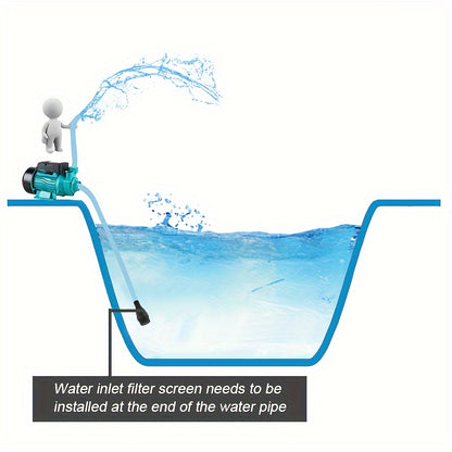 200W Solar-Powered Submersible Pump And Deep Well Pump - Suitable for Irrigation Of Farms, Pastures, Households, Lawns And Gardens, Outdoor Camping, Cleaning Of RVs, Convenient Water Access for Various Purposes. Equipped with 12V/24V DC Cables.