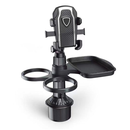 Car Cup Holder Tray Extender – Detachable Cup Holder Extension with Dining Tray, Car Organizer Table for Long-Distance Travel, Road Trips & Snacks in the Car