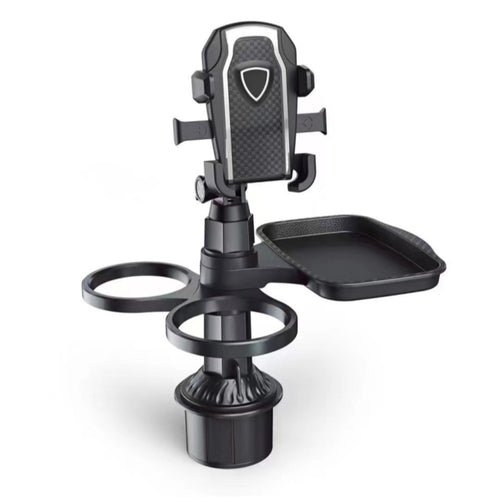 Car Cup Holder Tray Extender – Detachable Cup Holder Extension with Dining Tray, Car Organizer Table for Long-Distance Travel, Road Trips & Snacks in the Car