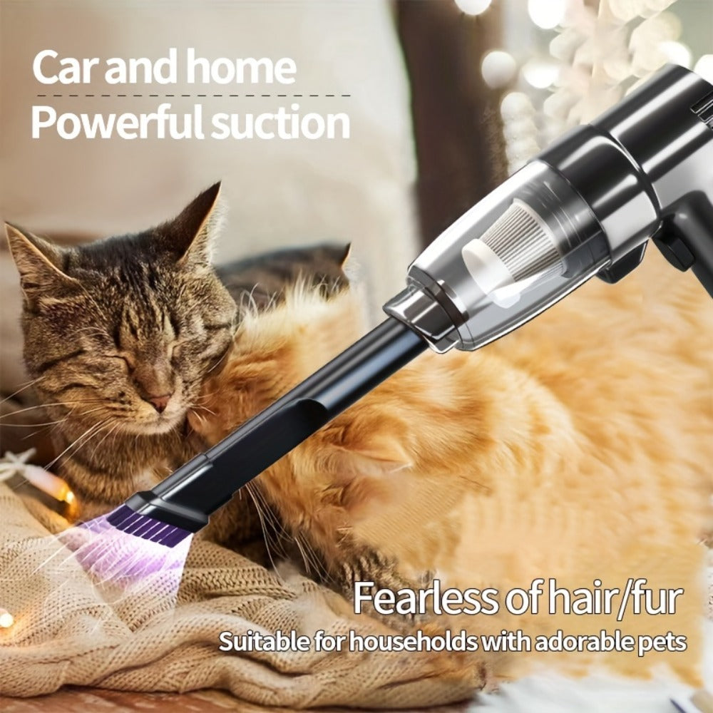 Handheld Car Vacuum Cleaner Corded - 3KPA Powerful Suction, 3M Power Cord, Lightweight Portable Auto Vacuum for Cars Trucks & Home, Single-Point Exhaust, No Battery Needed, 5 Colors