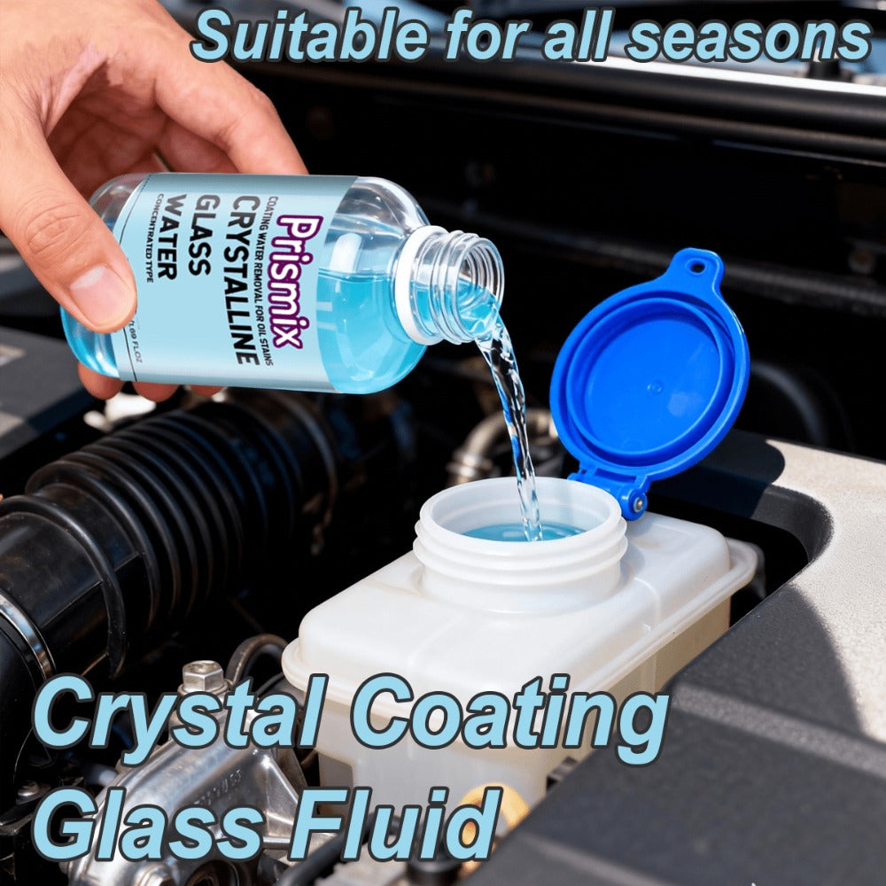 Windshield Washer Fluid Glass Coating Agent 50ml | Deep Cleaning Anti-Fog Hydrophobic Water Repellent Rain Repellent Water Stain Remover All-Season Car Windshield Cleaner Universal Fit
