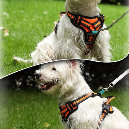 No Pull Dog Harness with Front Clip & Handle – Heavy Duty Reflective Vest for Small Medium Large Dogs Walking Training