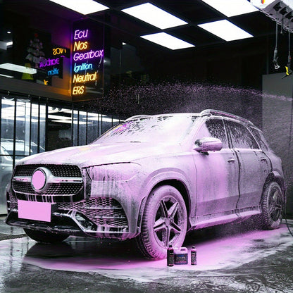 [Pink Foam Pre-Wash] Rich Pink Foam Pre-Wash Solution With Floral Scent. Helps Loosen Mud And Grime Before Main Wash. Safe For Coatings And Paint. Ideal For Foam Cannons, Buckets, Or Pressure Washers. Available In 300ml, 500ml, And 1L Capacities