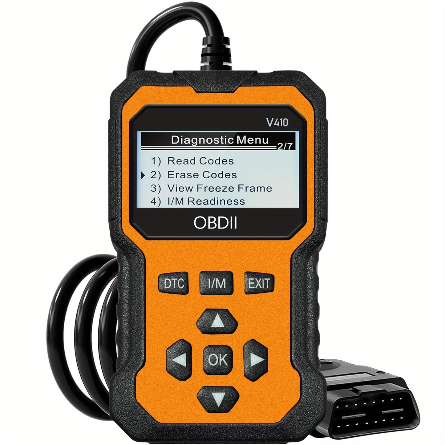 [OBD2 Scanner Tool] OBD2 Scanner Diagnostic Tool, Check Engine Code Reader OBD2 Scanner With Reset, I/M Readiness, Auto Check Engine Light Car Diagnostic Scan Tool For All OBDII Car Since 1996