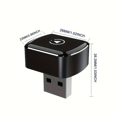 Adapter for Wireless Carplay And Android Auto, Transforms Wired Connections to Wireless, Easy to Use USB Dongle, Enables Voice Control, Enhances Vehicle Entertainment, Portable And Compact Design, Dependable Performance, Smooth Integration