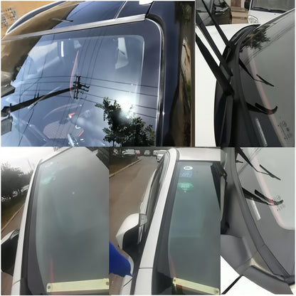 3pcs Premium Rubber Windshield T-Seal Strip, Total 30ft/354inch Windshield Trim Stripping Car Weatherstriping - Noise Reduction, High Quality, Vehicle Weatherproofing | for Car Windshield, Sunroof & Rear Window Sealant, Fits Most Cars