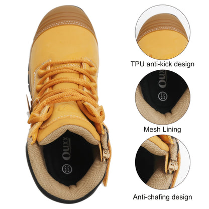 Men's Work & Safety Boots - Steel Toe Protection & Puncture Resistant 030757
