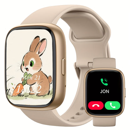 Smart Watch Fitness Tracker – 1.95" TFT Display, Built-in Alexa, 100+ Fitness Modes, Heart Rate Monitor, Men & Women