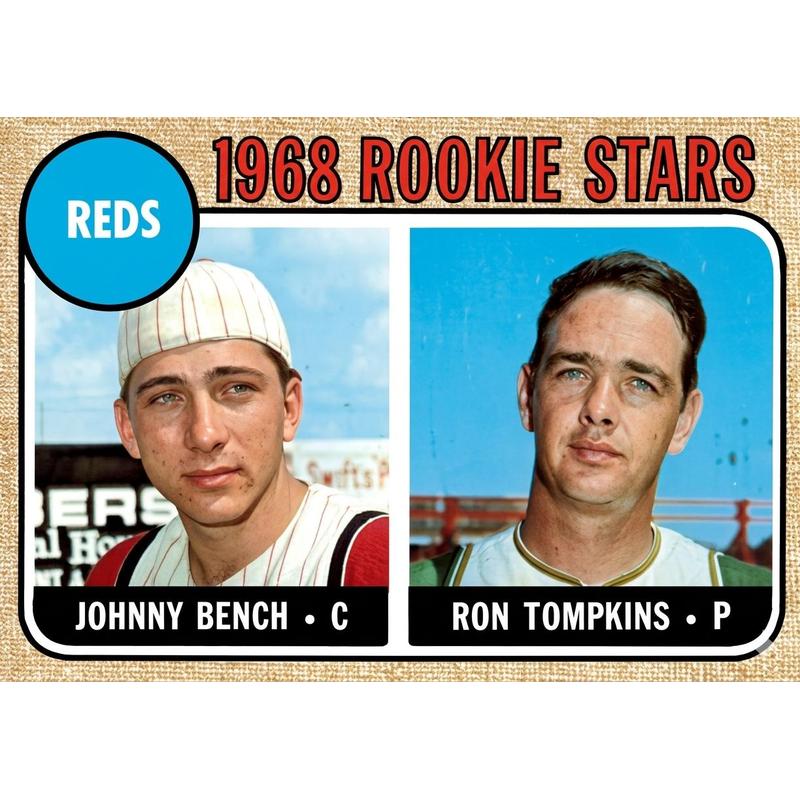 Vintage Baseball Card Mystery Slab 1968 Topps – 1 Random Authentic Card Encased | 598-Card Set Chase | Nolan Ryan RC Possible | Mickey Mantle, Hank Aaron & More | Collector Gift Box