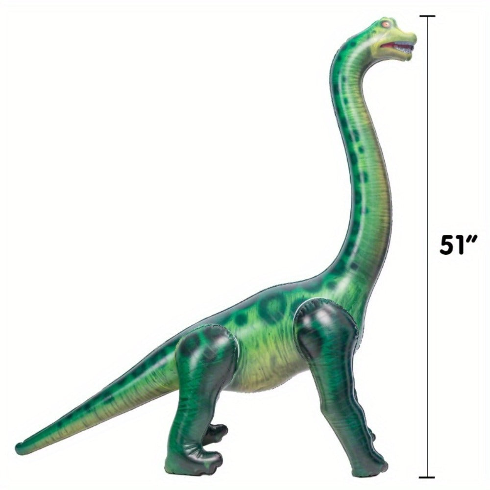 Inflatable Brachiosaurus Dinosaur Toy 51 Inch – Giant Dinosaur Inflatable for Kids Party Decorations, Birthday Gift, Outdoor Play & Christmas Gift for Boys & Girls