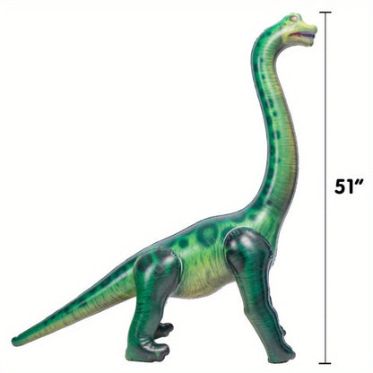 Inflatable Brachiosaurus Dinosaur Toy 51 Inch – Giant Dinosaur Inflatable for Kids Party Decorations, Birthday Gift, Outdoor Play & Christmas Gift for Boys & Girls