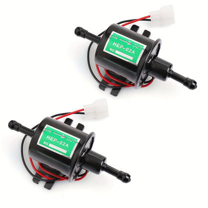 Universal Electric Fuel Pump Kit for All 12V Cars Trucks Boats Carburetor Lawn Mower