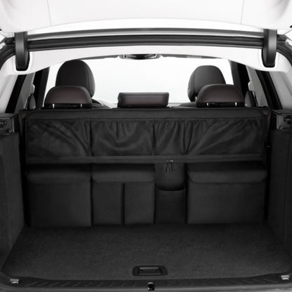 Car Trunk Organizer Bag - High Capacity Oxford Cloth Rear Seat Storage with Adjustable Dividers & Storage Pockets, Universal Fit for Cars, SUVs & Trucks