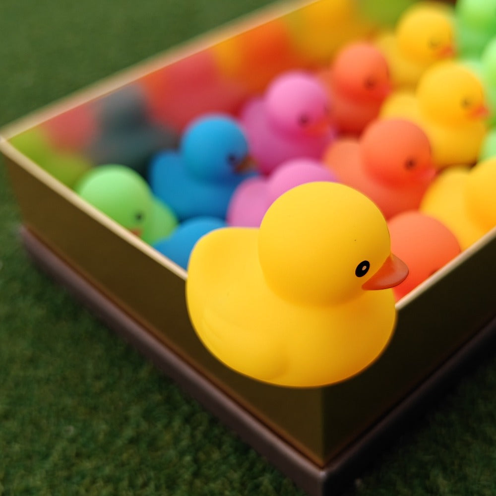 Rubber Ducks Bulk 72 Pack Assorted Colorful Mini Rubber Duck Bath Toys for Kids – Pool Party Favors Birthday Goodie Bags Baby Shower Gifts Car Ducking Holiday Craft Supplies & Classroom Prizes