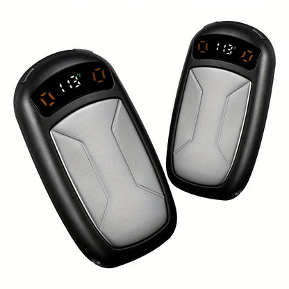 Rechargeable Hand Warmers with COB Light 2 Pack, Magnetic USB Electric Pocket Hand Warmer 12 Hours Heat, Portable Reusable Handwarmer for Camping Hiking Hunting, Christmas Gifts for Women Men